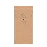 Enveloppes à soufflet à rondelle et ficelle - Fermeture Japonaise