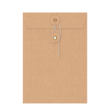 Enveloppes à rondelle et ficelle avec fenêtre panoramique - Fermeture Japonaise