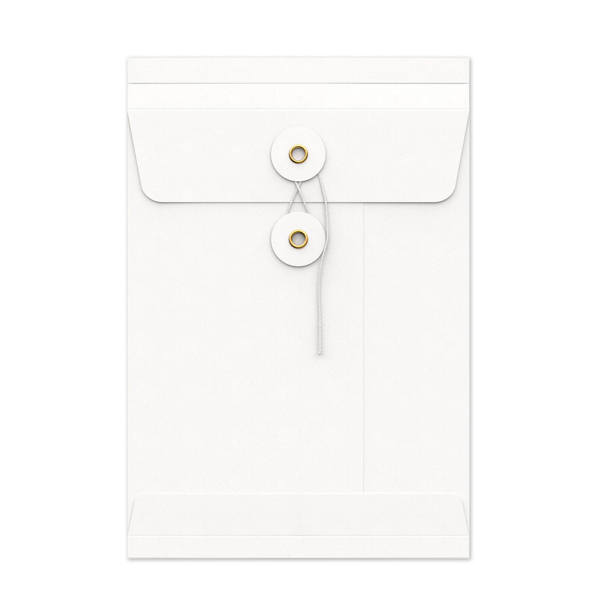 Enveloppes à soufflet à rondelle et ficelle - Fermeture Japonaise